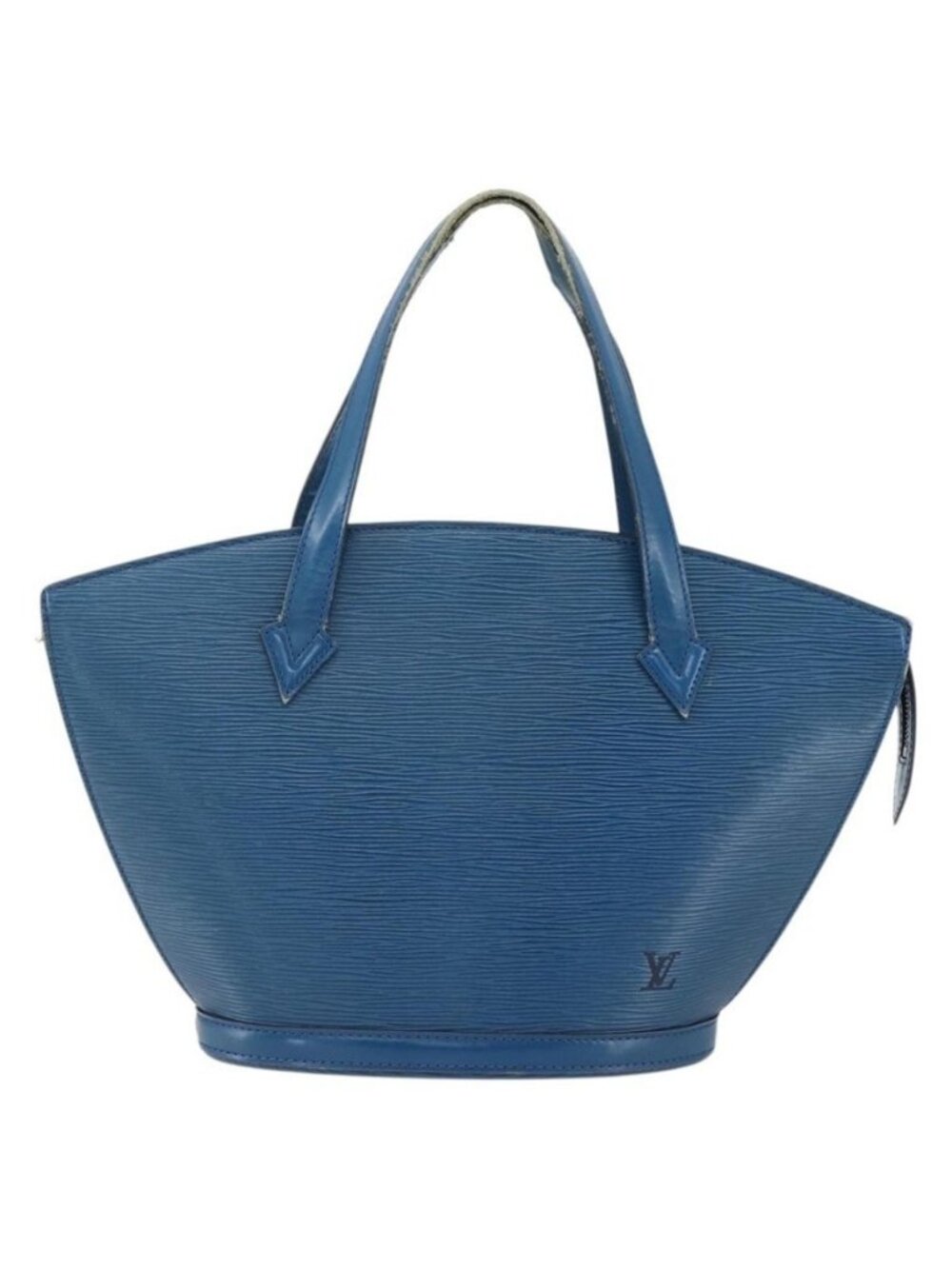 Authentic LOUIS VUITTON Epi Saint Jacques Shoulder Bag Blue M52275 LV - Picture 5 of 16